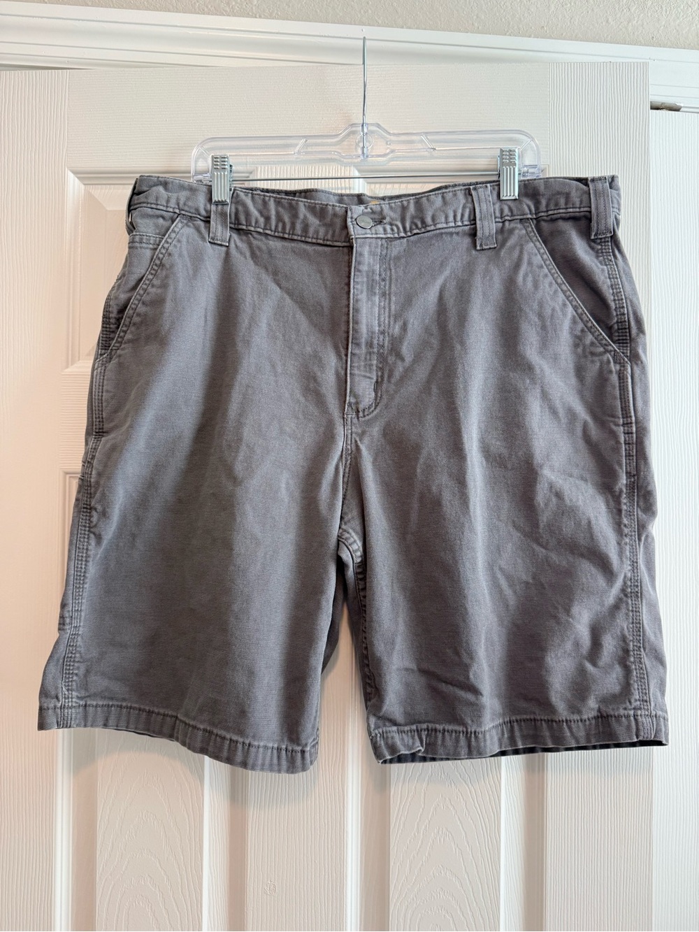 Carhartt Men's Relaxed Fit Gray Cargo Shorts